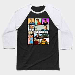 Home Improvement - Grand Theft Auto 5 Style Baseball T-Shirt